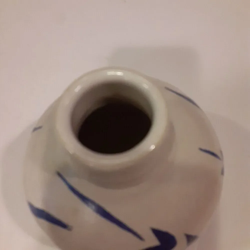 Vintage 1995 Artist Signed Stoneware Vessel/Vase
